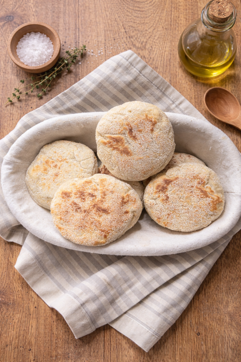 Easy Sourdough Discard English Muffins Recipe