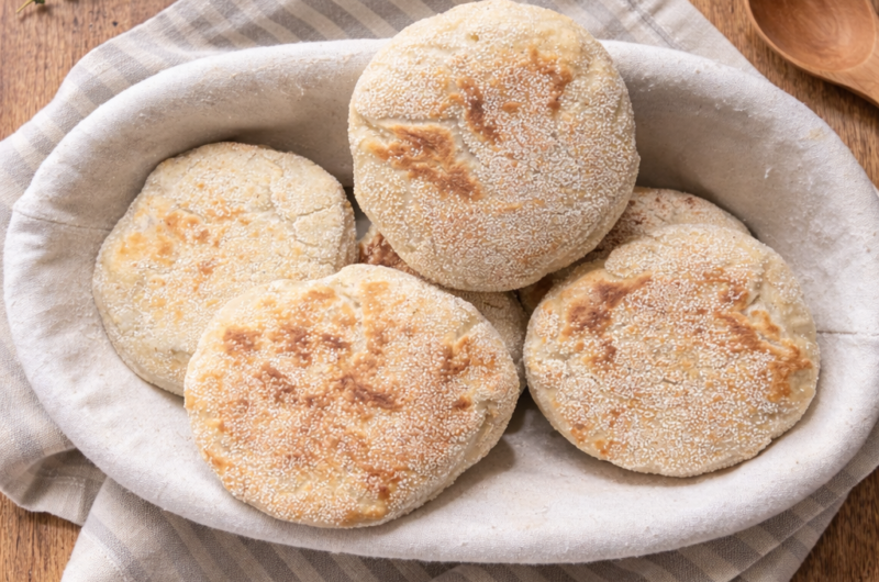 Easy Sourdough Discard English Muffins Recipe